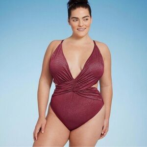 Shade & Shore Women's Monokini One Piece
Swimsuit 20 NWT